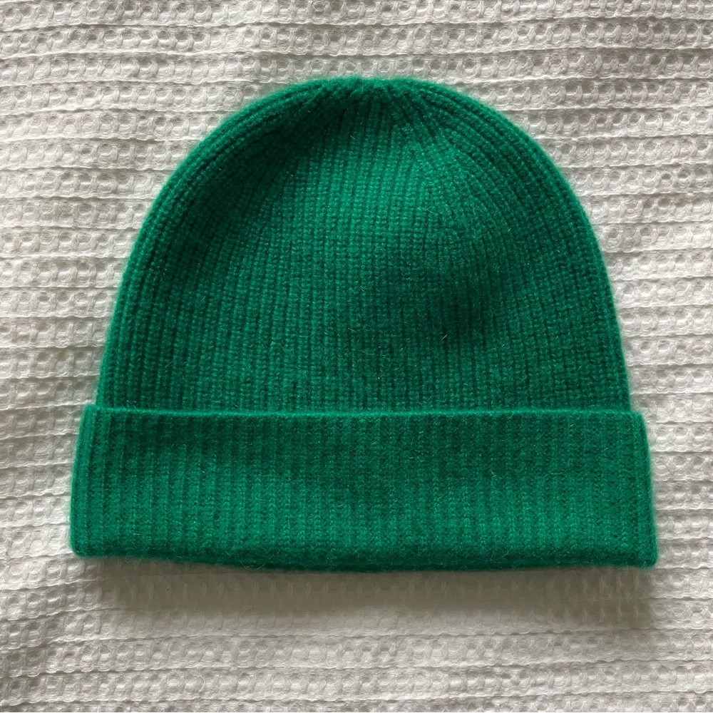 Babaton Auxiliary Cashmere Cuff Ribbed Beanie